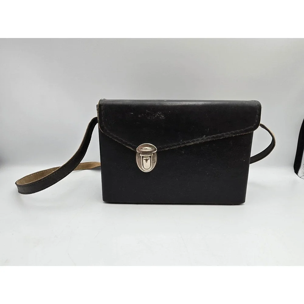 Unbranded Camera Bag Unisex OS Black Good Vintage Hard Shell‎ Boxy